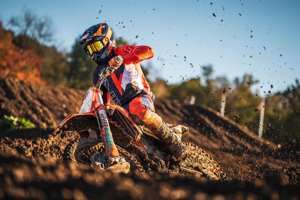 2024 KTM Factory Edition being ridden